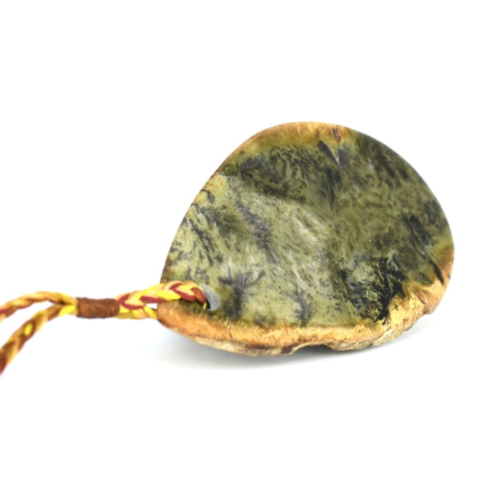 large rare dendritic Kokopu roimata pendant