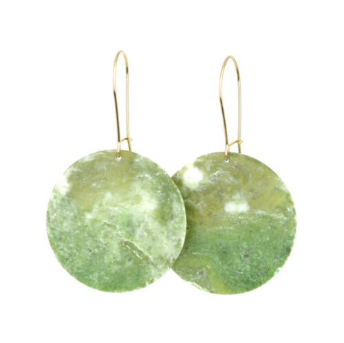 Pounamu Earrings handcrafted in New Zealand by Timoti