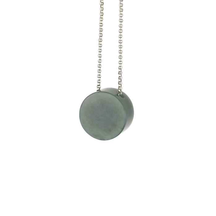 Inanga dot pendant on sterling silver chain