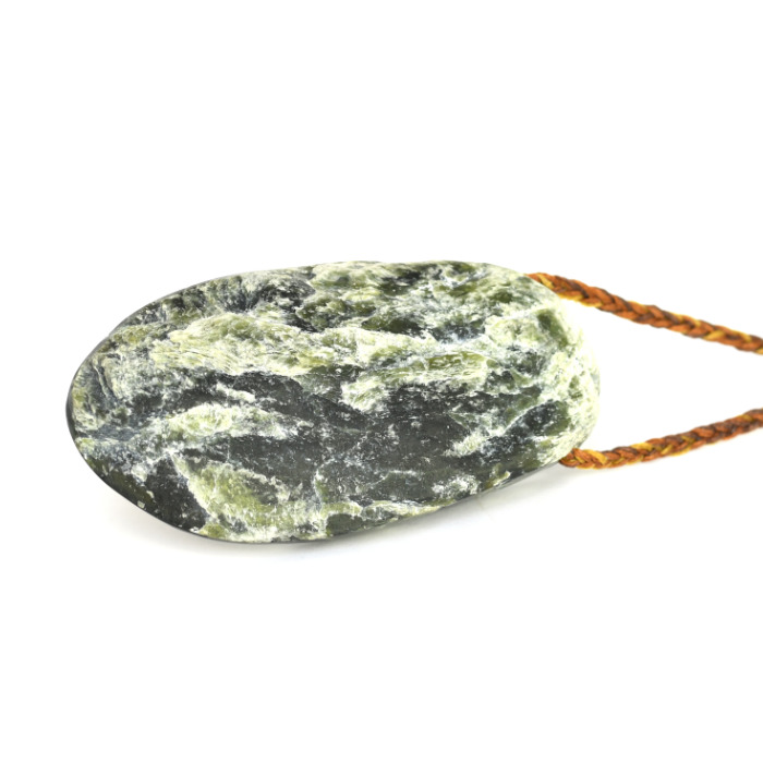 large Koko Tangiwai pounamu pebble pendant