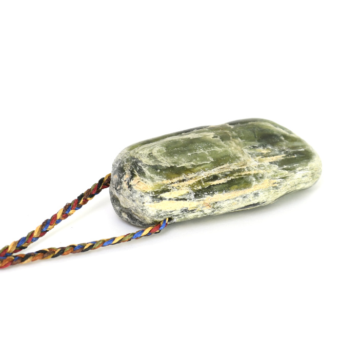 whole Tangiwai Pounamu pebble pendant
