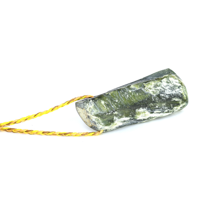 small Tangiwai Pounamu pebble pendant